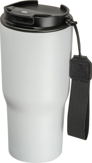 Termohrnek z nerezové oceli 550 ml, bílá