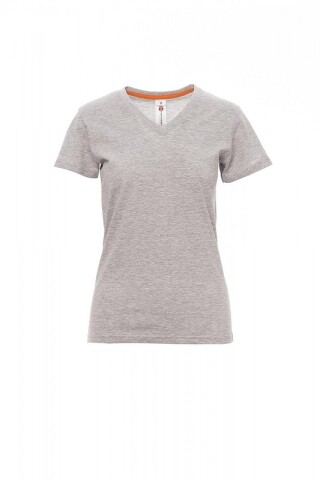 Tričko dámské PAYPER V-NECK šedý melír XL