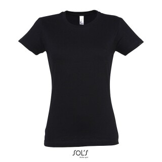 Tričko SOLS IMPERIAL WOMEN, černá, 3XL