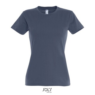 Tričko SOLS IMPERIAL WOMEN, riflová, XXL