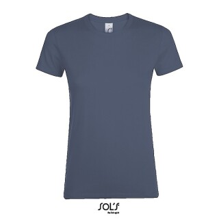 Tričko SOLS REGENT WOMEN, riflová, XL