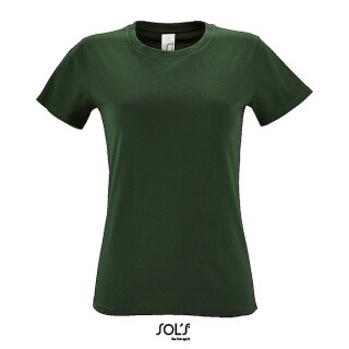 Tričko SOLS REGENT WOMEN, tmavě zelená, M