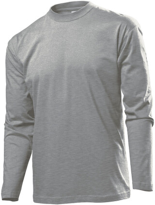 Tričko STEDMAN CLASSIC LONG SLEEVE MEN tmavě šedý melír S