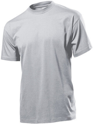 Tričko STEDMAN CLASSIC UNISEX barva světle šedý melír XXXL