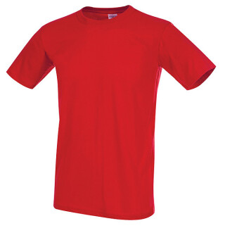 Tričko STEDMAN CLASSIC-T FITTED MEN červená XL