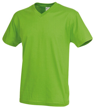 Tričko STEDMAN CLASSIC V-NECK jasně zelená M