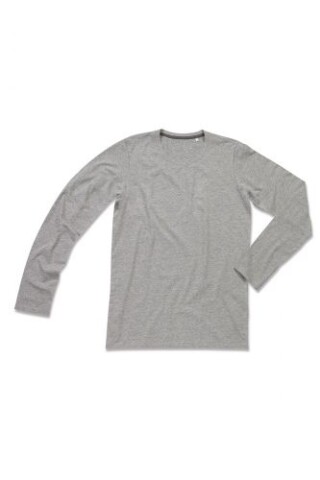 Tričko STEDMAN CLIVE (LONG SLEEVE) tmavě šedý melír XXL