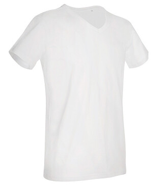 Tričko STEDMAN STARS BEN V-NECK bílá L