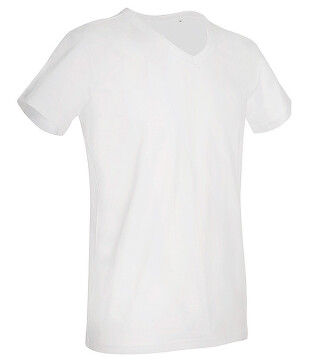 Tričko STEDMAN STARS BEN V-NECK bílá S