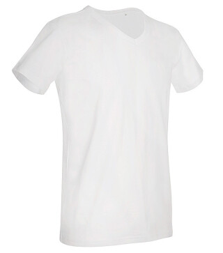 Tričko STEDMAN STARS BEN V-NECK bílá XL