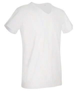 Tričko STEDMAN STARS BEN V-NECK bílá XXL