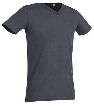 Tričko STEDMAN STARS BEN V-NECK středně šedá L