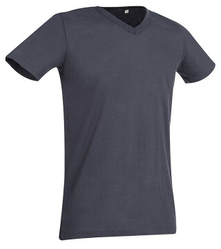 Tričko STEDMAN STARS BEN V-NECK středně šedá XL