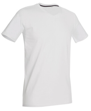 Tričko STEDMAN STARS CLIVE V-NECK bílá L