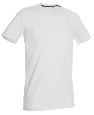 Tričko STEDMAN STARS CLIVE V-NECK bílá XL