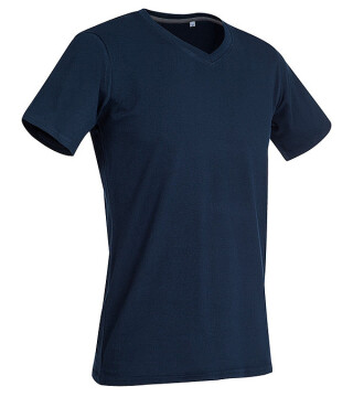 Tričko STEDMAN STARS CLIVE V-NECK tmavě modrá S