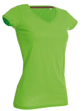 Tričko STEDMAN STARS MEGAN V-NECK světle zelená M