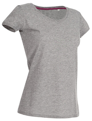 Tričko STEDMAN STARS MEGAN V-NECK tmavě šedý melír L