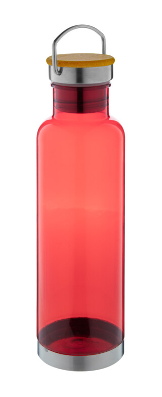 Tritanová láhev na pití, 800ml, transparentní červená