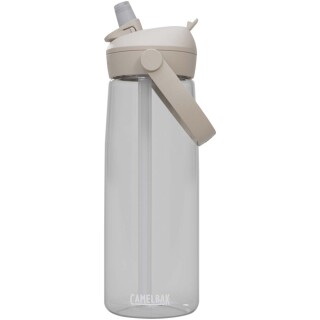 Tritanová láhev na vodu s výklopným brčkem 750ml, transparentní