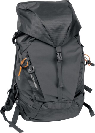 Turistický batoh s bedrovým pásem, tmavě šedá