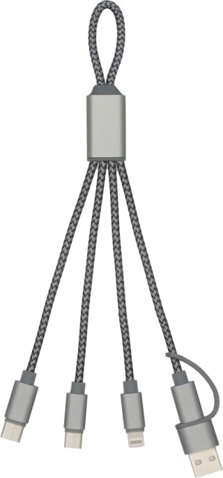 REJER Ultra-silný nabíjecí kabel BrandCharger, gun metal