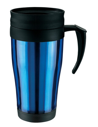 UNDO Plastový termohrnek modrý, 400 ml