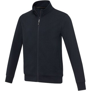 Unisex celorozepínací mikina z recyklované bavlny i polyesteru, ELEVATE GALENA, navy, vel. XXL
