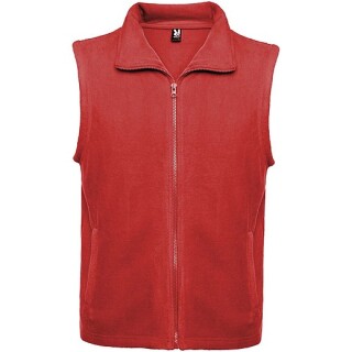 Unisex fleecová vesta, ROLY BELLAGIO, červená, vel. 3XL