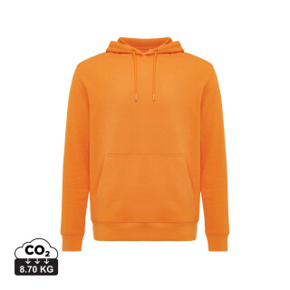 Unisex lehká mikina s kapucí Iqoniq Rila, oranžová, velikost XXL