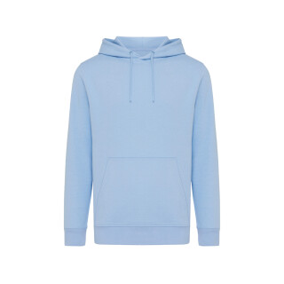 Unisex lehká mikina s kapucí Iqoniq Rila, světle modrá, velikost XXS
