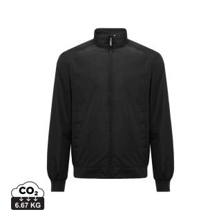 Unisex městská bunda Iqoniq Odin z recyklovaného polyesteru, velikost 4XL, černá