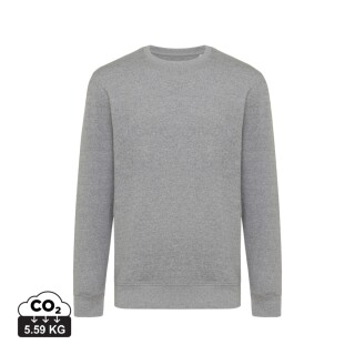 Unisex mikina Iqoniq Etosha, velikost L, světle šedý melír