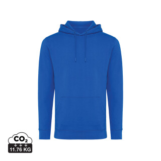 Unisex mikina s kapucí Iqoniq Jasper, královská modrá, velikost XXS