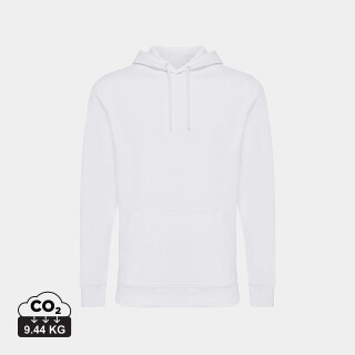 Unisex mikina s kapucí IQONIQ Jasper, velikost XXS, bílá