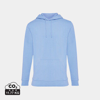 Unisex mikina s kapucí IQONIQ Jasper, velikost XXS, světle modrá