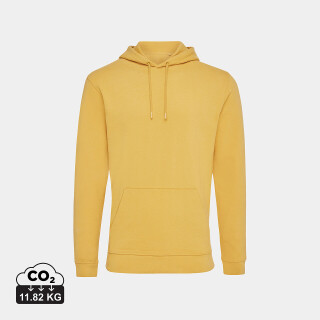 Unisex mikina s kapucí IQONIQ Jasper, velikost XXS, tmavá žlutá