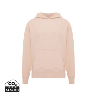 Unisex mikina s kapucí Iqoniq Yoho relaxed fit, světlá růžová, velikost XXL