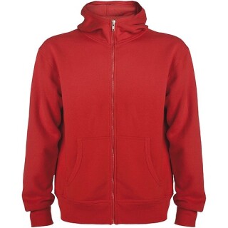 Unisex mikina s kapucí,ROLY MONTBLANC, červená, vel. 3XL