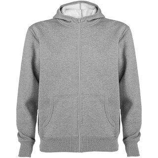 Unisex mikina s kapucí,ROLY MONTBLANC, světle šedý melír, vel. M