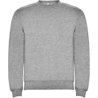 Unisex mikina s kulatým výstřihem, ROLY CLASICA, světle šedý melír, vel. XL