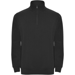 Unisex mikina se čtvrtkovým zipem, ROLY ANETO, černá, vel. XL