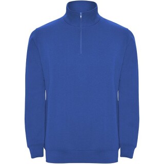Unisex mikina se čtvrtkovým zipem, ROLY ANETO, královská modrá, vel. 3XL