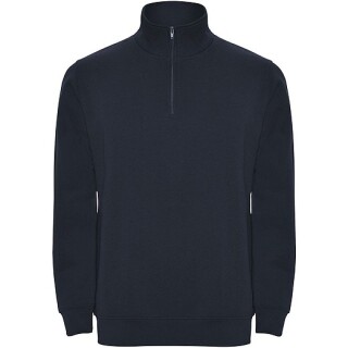 Unisex mikina se čtvrtkovým zipem, ROLY ANETO, navy, vel. M