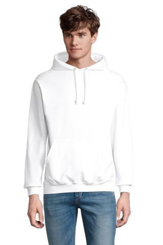 Unisex mikina SOLS CONDOR, bílá, velikost XL