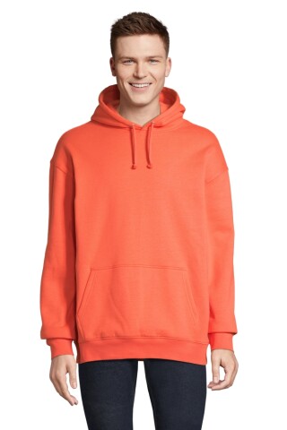 Unisex mikina SOLS CONDOR, oranžová, velikost M