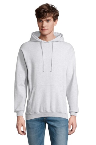 Unisex mikina SOLS CONDOR, světle šedý melír, velikost XL