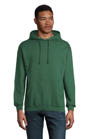 Unisex mikina SOLS CONDOR, sytě zelená, velikost 3XL