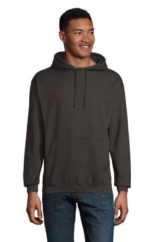 Unisex mikina SOLS CONDOR, tmavě šedý melír, velikost M
