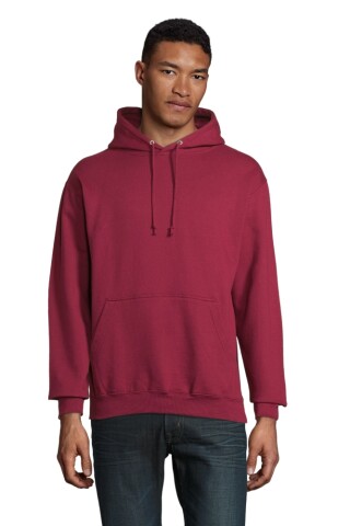 Unisex mikina SOLS CONDOR, vínová, velikost M